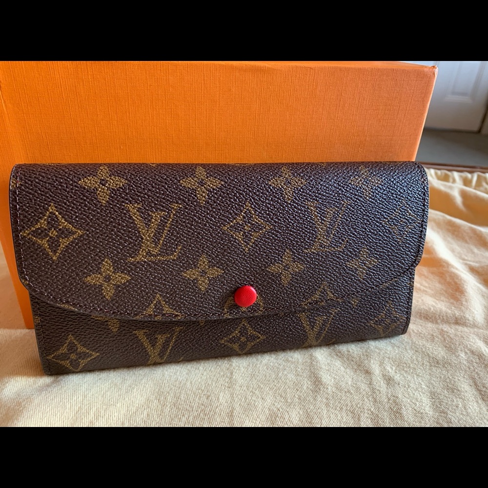 LOUIS VUITTON Monogram Wallet Portefeuille Emilie